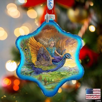 Peacock Glass Ornament – Amusements Gift Shop