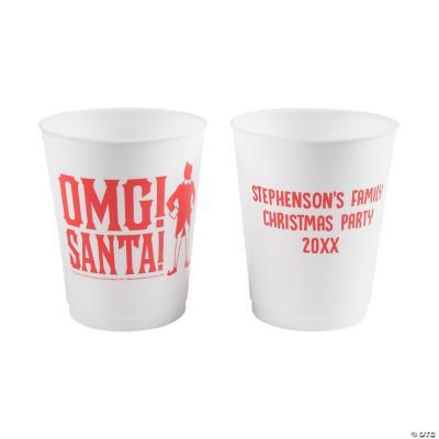 4 1/4" 16 oz. Bulk 50 Ct. Personalized DoubleSided Elf Reusable