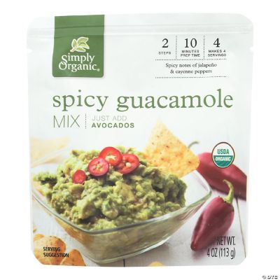 Simply Organic Guacamole Mix 4 oz Pack of 6
