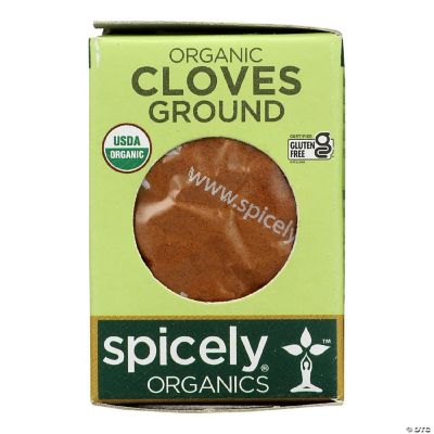 Spicely Organics Organic Cloves Ground .4 oz Pack of 6 Oriental Trading
