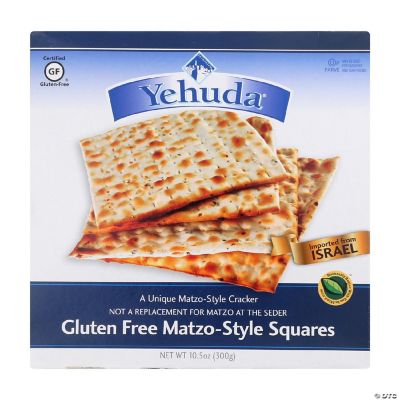 Yehuda Matzo Gluten Free Crackers 10.5 oz Pack of 12 Oriental Trading