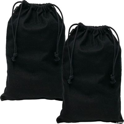 Scented Drawstring Black Bags