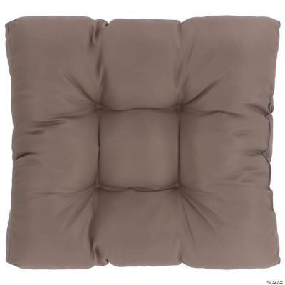 vidaXL Garden Seat Cushion Taupe 31.5"x31.5"x3.9" Fabric