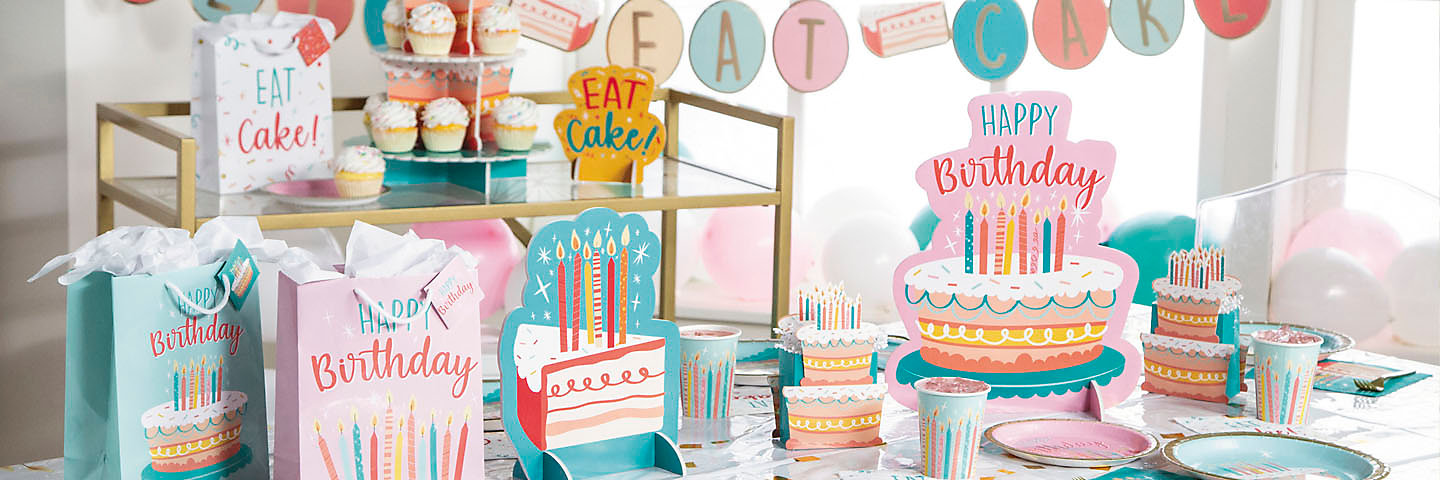 Eat Cake Birthday Party Supplies