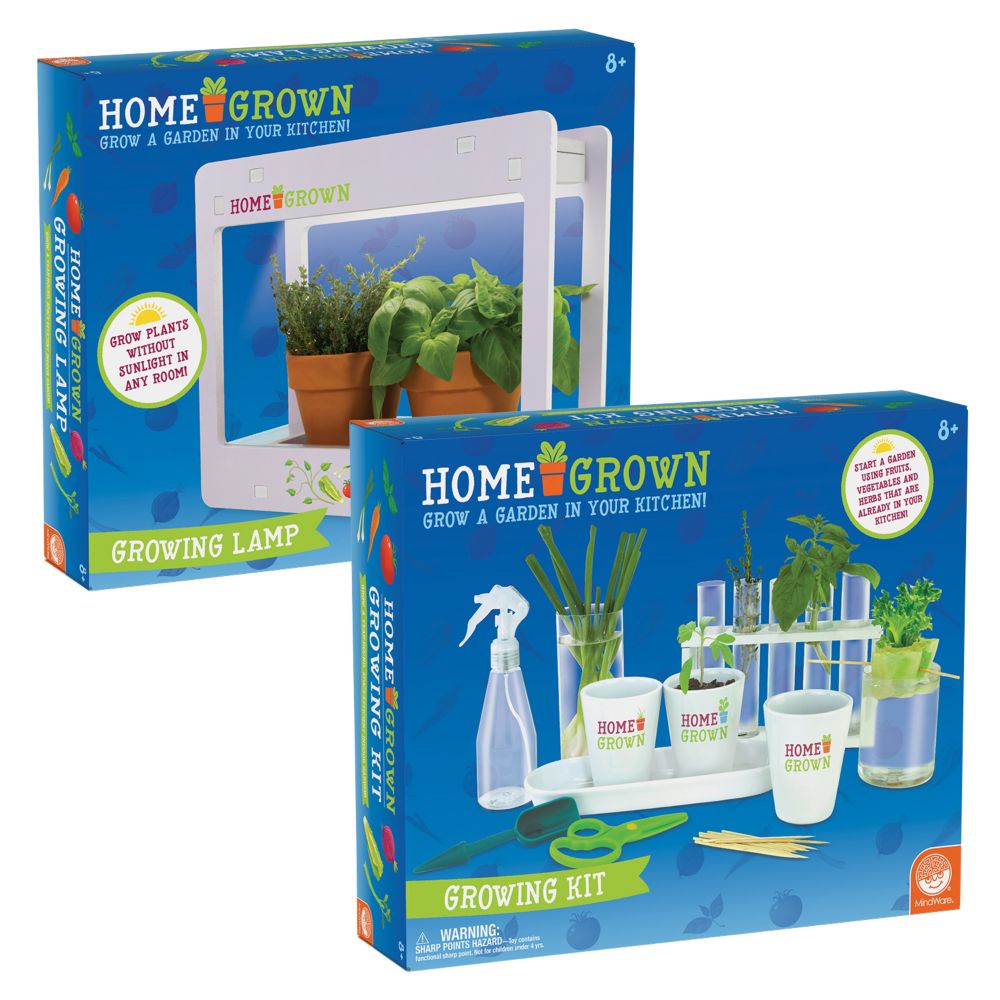 Home Grown Growing Kit & Home Grown Growing Lamp From MindWare