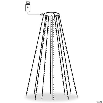 vidaXL Christmas Tree Net Lights with 400 LEDs Blue 157.5" Oriental