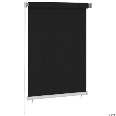 vidaXL Outdoor Roller Blind 39.4"x55.1" Black