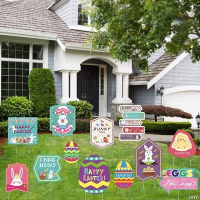 Presence easter yard stakes