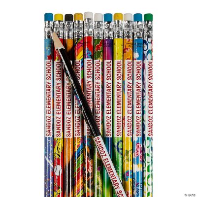 Fun Express - Deluxe Pencil Assortment (100pc) - Stationery - Pencils -  Pencils - Printed Assortments - 100 Pieces