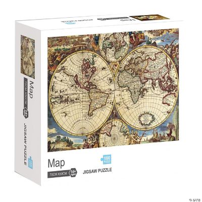Map 1000 Piece Jigsaw Puzzle | Oriental Trading