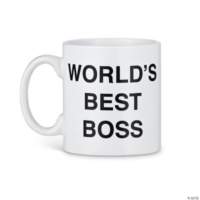 The Office "World's Best Boss" Ceramic Coffee Mug 20 ounces Oriental