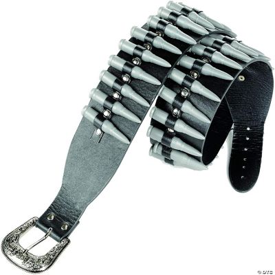 Black Bullet Belt Adult Costume Accessory Oriental Trading
