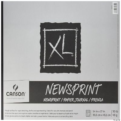 Canson XL Newsprint Paper Pad, 9in x 12in, 100 Sheets/Pad