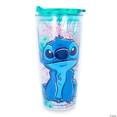 Silver Buffalo Disney Lilo & Stitch Tropical Water Bottle With