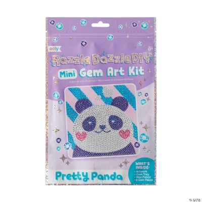 OOLY Razzle Dazzle D.I.Y. Mini Gem Art Kit - Pretty Panda