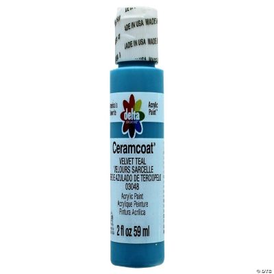 Delta Ceramcoat Acrylic 2oz Velvet Teal Oriental Trading