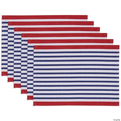 Nautical Collection Tabletop, Placemat Set, Stripe, 6 Piece | Oriental ...