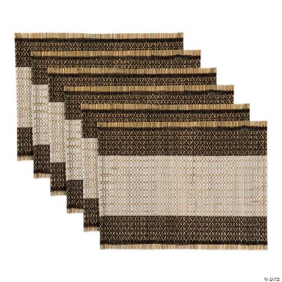 Urban Oasis Reed Placemat (Set Of 6) Oriental Trading