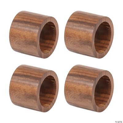 Wood Band Napkin Ring (Set Of 4)