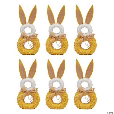 Rabbit Napkin Rings (Set Of 6) Oriental Trading