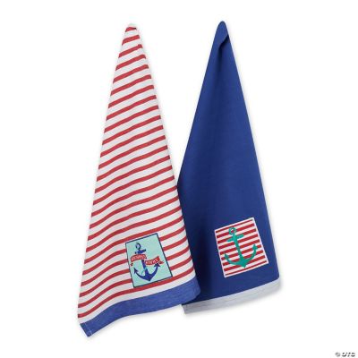 Anchor'S Away Collection Kitchen, Dishtowel Set, 18X28