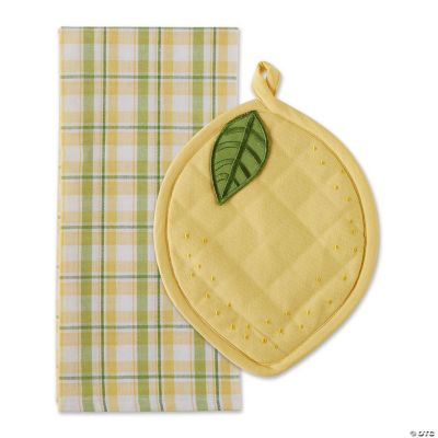 Lemon Potholder Gift Set Oriental Trading