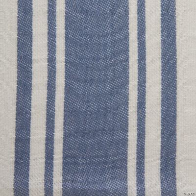 Stonewash Blue Chef Stripe Dishtowel (Set Of 3)