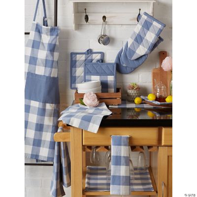 Design Imports Set of 3 Buffalo Check Kitchen Towels 