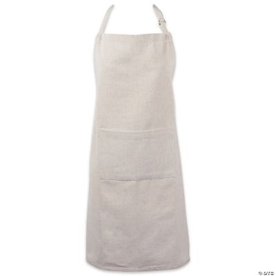 Natural Solid Chambray Chef Apron