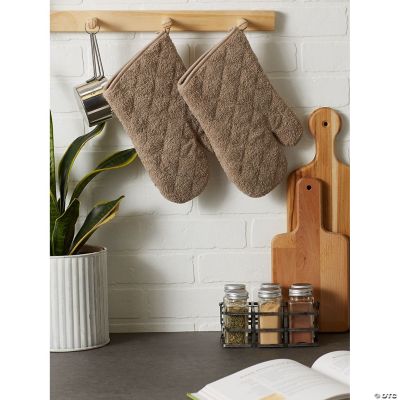 Kitchen Basics Terry Cloth Oven Mitt: 13 Inch