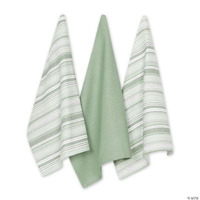 Tea Towels Set Kitchen Cleaning Dish Cloths Drying Striped Dishcloths  Kitchen