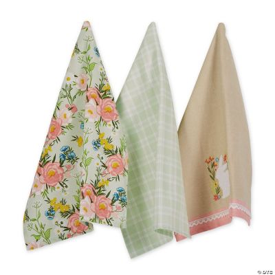 Floral Dish Towel Set