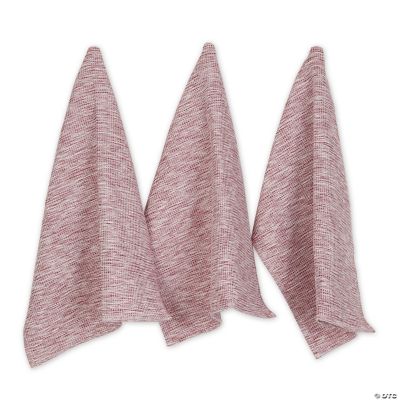 Design Imports Set of 3 Cabin Christmas KitchenTowels 