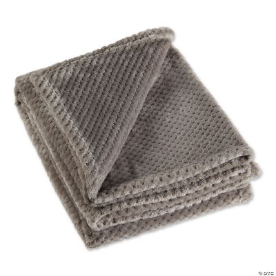 Solid Gray Medium Pet Blanket