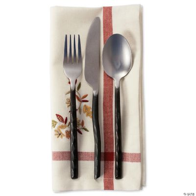 Fall Leaves Dinner Table Napkins 6 Set