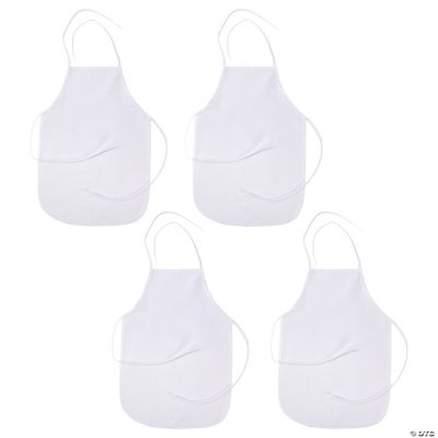 White Canvas Artist Apron