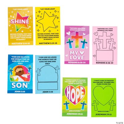 Bible Verse Scratch ’N Reveal Faith Cards - 12 Pc. | Oriental Trading