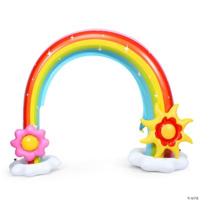 Costway Inflatable Rainbow Sprinkler Summer Outdoor Kids Spray