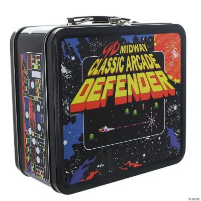 Midway Classic Arcade Tin Lunch Box, Defender | Oriental Trading