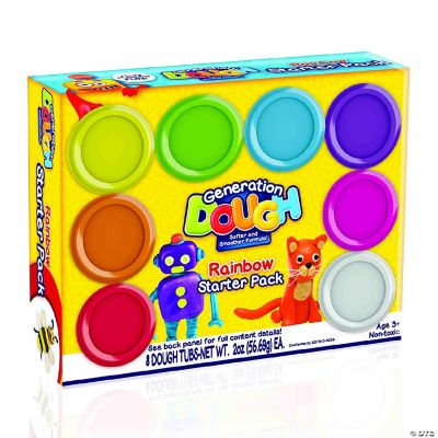 Rainbow Playdough (8 Pack)