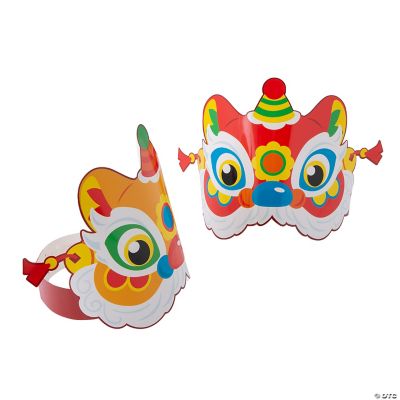 Kids Chinese New Year Lion Dance Hats - 12 Pc. | Oriental Trading