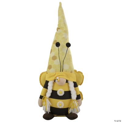 Northlight 17 Black and Yellow Bumblebee Girl Springtime Gnome