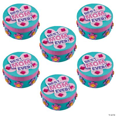 Bulk 48 Pc. Mother’s Day Jewelry Box Craft Kit Oriental Trading