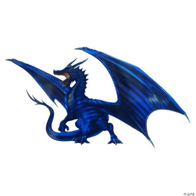 Blue dragon wall art Oriental Trading