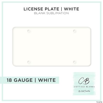 Sublimation License Plate Blanks 