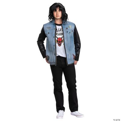  Disguise Eddie, Official Adult Stranger Things Halloween  Costume Jacket, As Shown, Men's Size Medium (38-40) : Toys & Games