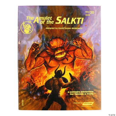 Tunnels & Trolls Solo Adventure 20 Amulet of Salkti, Fantasy Role