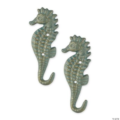 Seahorse Wall Hook (Set Of 2) Oriental Trading