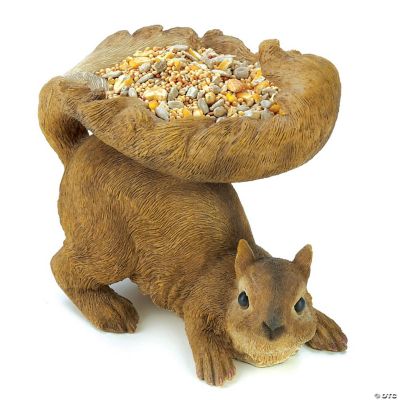 Woodland Squirrel Bird Feeder 7X4X6"