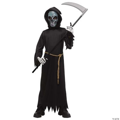 Kids Electro Skull Reaper w/ Light-Up Mask Costume | Oriental Trading